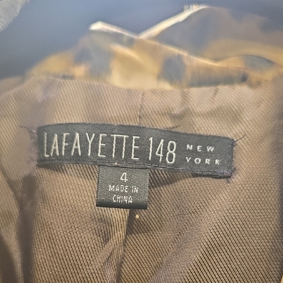 Lafayette 148 New York Animal Print Blazer EUC - Picture 2 of 16